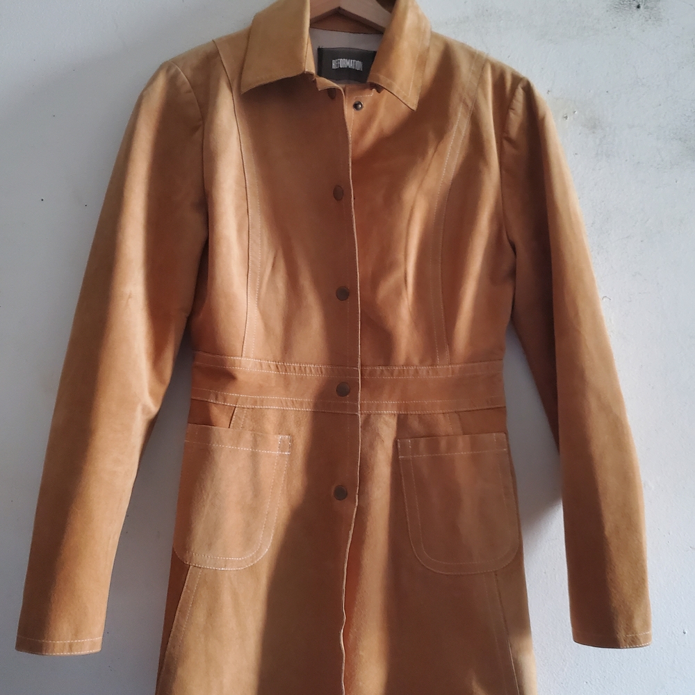 Reformation Dayle Suede Jacket Size Small.
